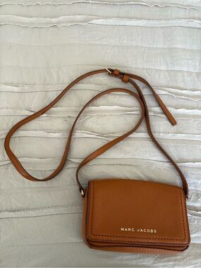 Marc Jacobs Cognac Leather Crossbody Bag